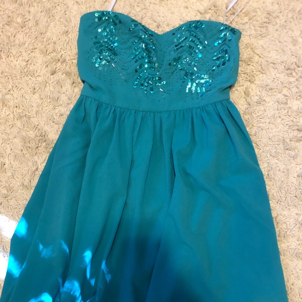Blue party dress
